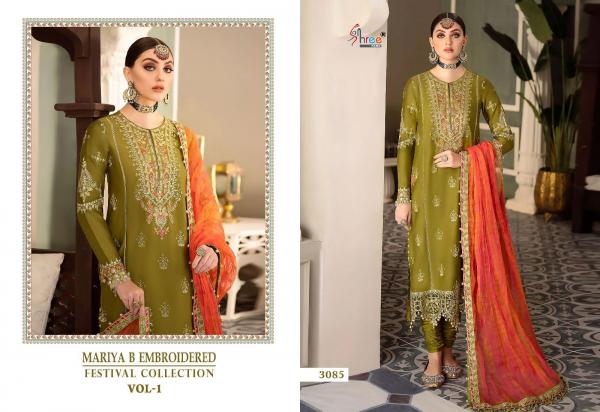 Shree Mariya B Embroidered Festival Collection Vol 1 Pakistani Suits